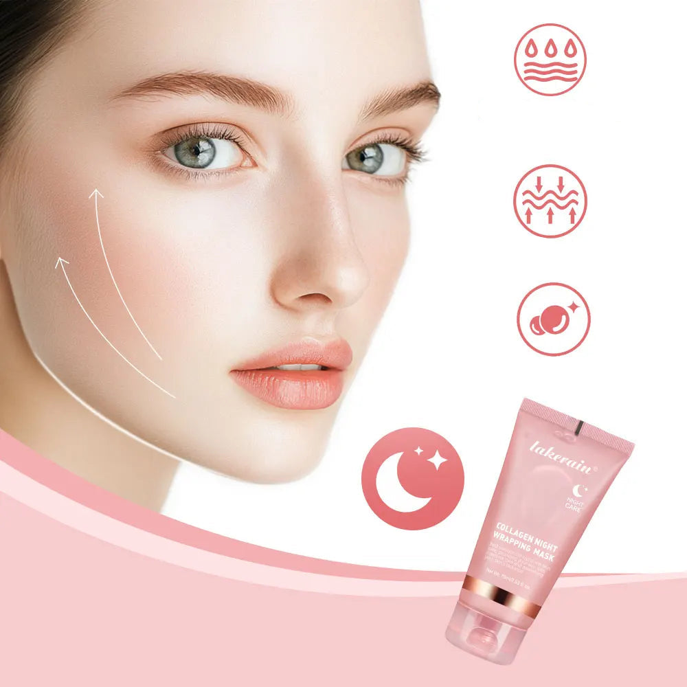 HydraCare – Masque Nuit Collagène Éclat & Fermeté