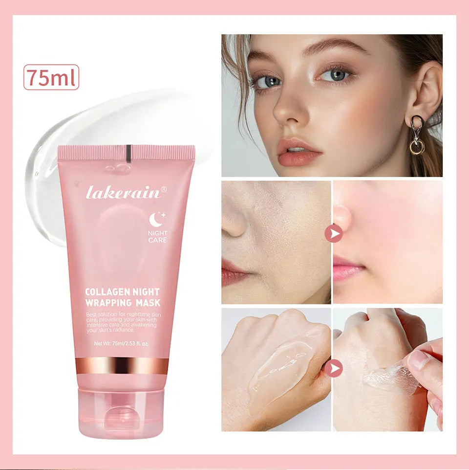 HydraCare – Masque Nuit Collagène Éclat & Fermeté